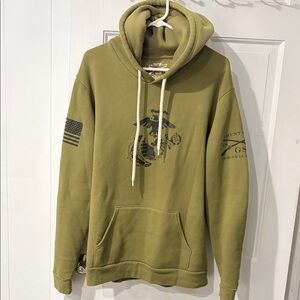 Grunt Style Military Green Hoodie